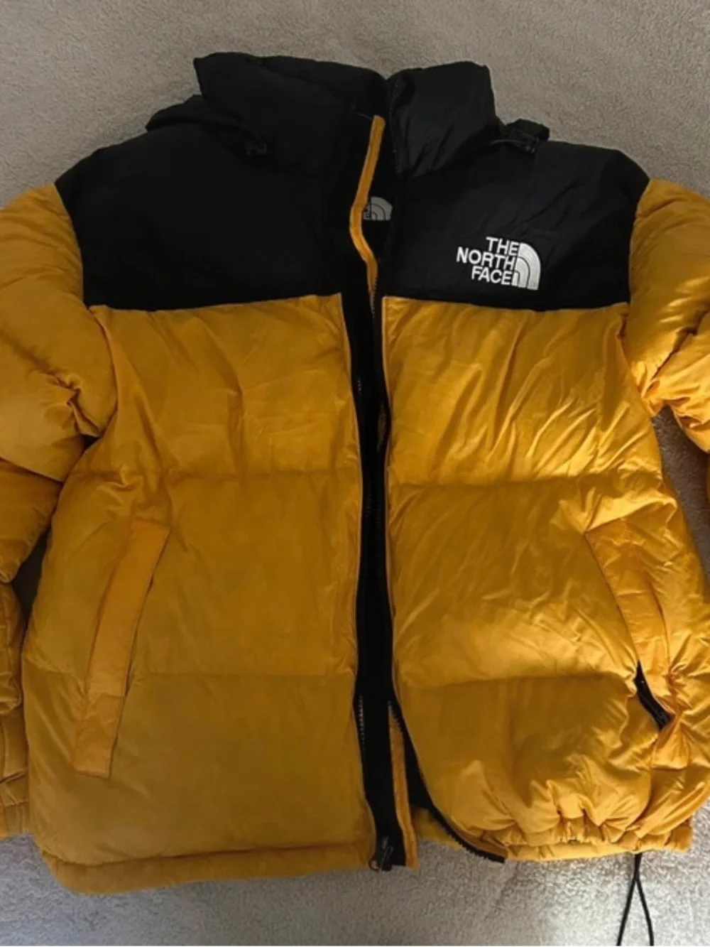 The North Face Men’s 1996 Retro Nuptse Jacket — Summit Gold/TNF Black